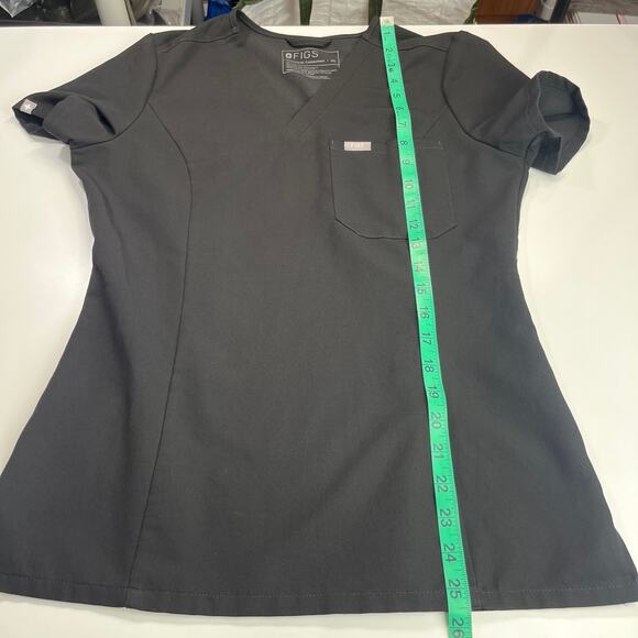 Figs Scrub Set Black Yola Skinny Pants XSP Catarina Top XSP Catarina Slim Top XS - Picture 12 of 16